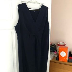 Navy Blue Maternity Dress